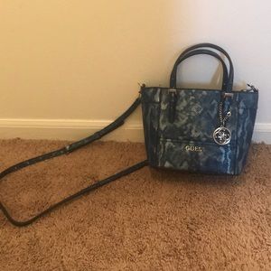 Cobalt Delaney mini guess purse